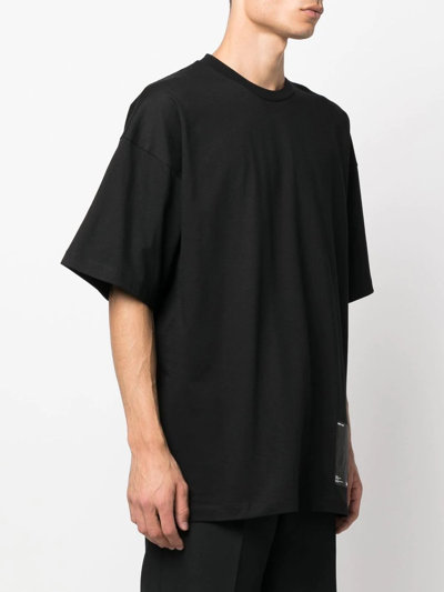 Oamc Allegory Silk-printed T-shirt In Black | ModeSens