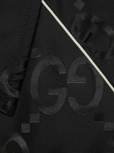 Gucci Jumbo Gg Canvas Jacket In Black