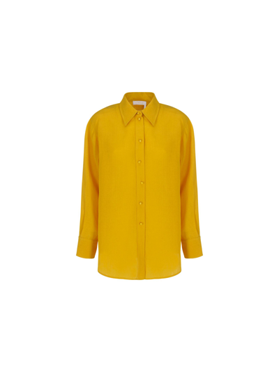 Shop Chloé Women's  Yellow Other Materials Shirt