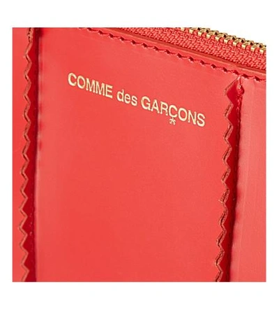 Shop Comme Des Garçons Small Spike Coin Purse In Red