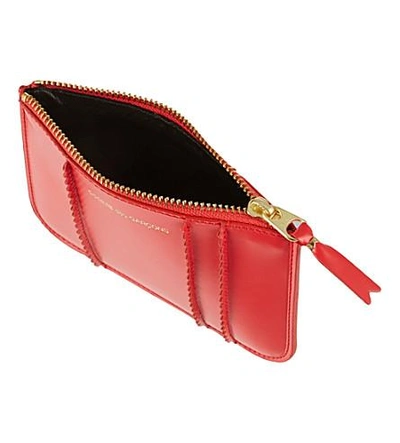 Shop Comme Des Garçons Small Spike Coin Purse In Red