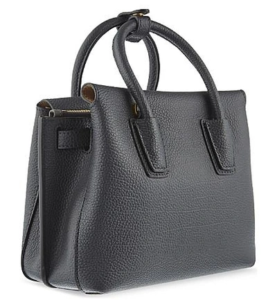 Shop Mcm Millatote Mini Bag In Phantom Grey