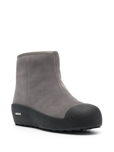 Shop Bally Guard Ankle Boots In Grey