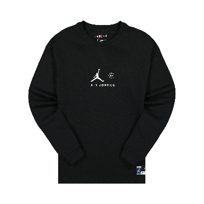 Pre-owned Air Jordan X Fragment Long-sleeve T-shirt 'black/reflective Silver'