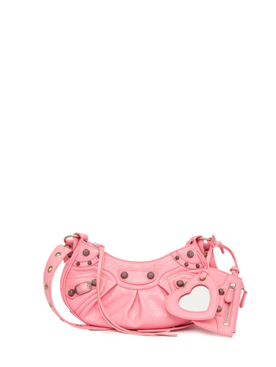 Shop Balenciaga Le Cagole Xs Bag In Pink