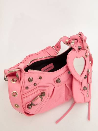 Shop Balenciaga Le Cagole Xs Bag In Pink