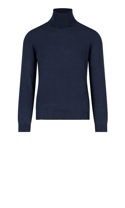 Shop Zanone Sweater In Blue
