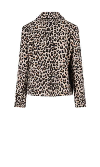 Ermanno Scervino Leopard-print Single-breasted Blazer In Brown | ModeSens