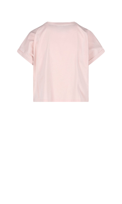 Shop Balmain T-shirt In Pink