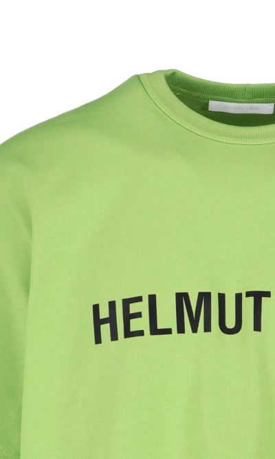Shop Helmut Lang T-shirt In Green