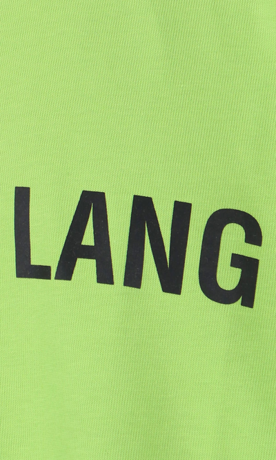 Shop Helmut Lang T-shirt In Green