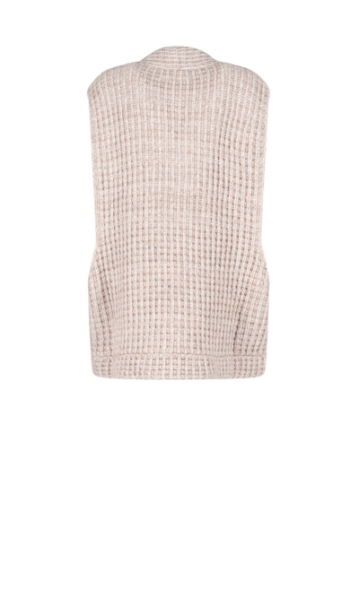 Shop Mm6 Maison Margiela Sweater In Beige