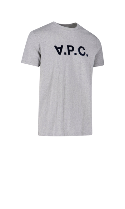 Shop Apc T-shirt In Grey