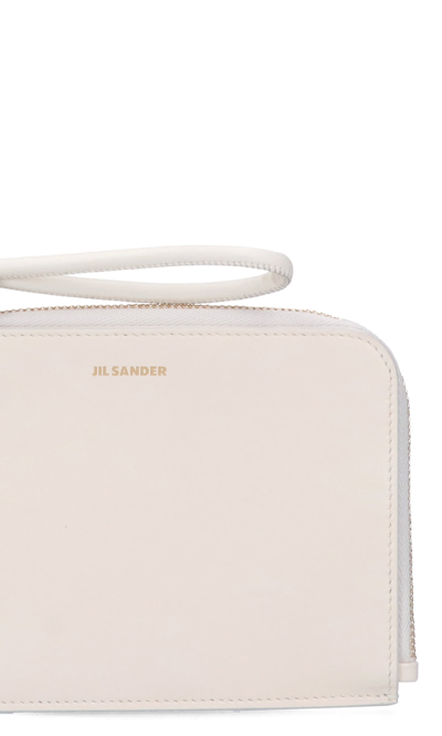 Shop Jil Sander Wallet In White