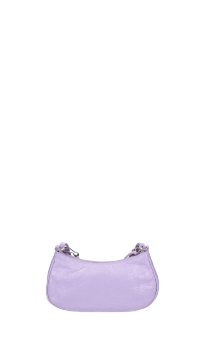 Shop Balenciaga Clutch In Violet