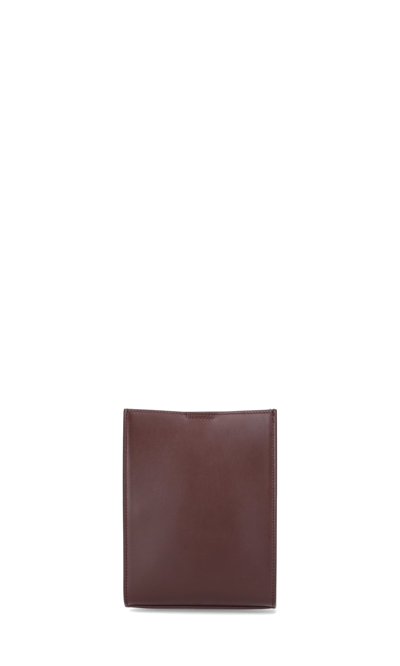 Shop Jil Sander Tote In Brown