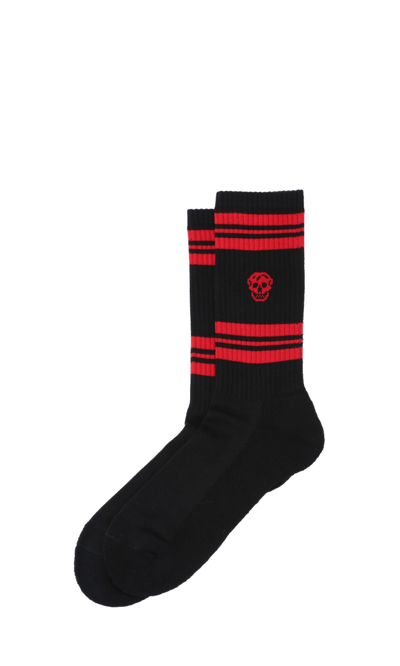 Shop Alexander Mcqueen Socks In Black