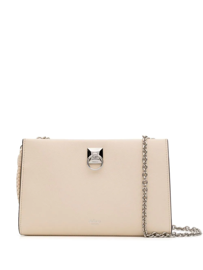 Shop Mulberry Iris Chain Purse In Weiss