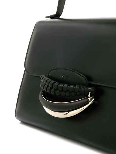 Shop Chloé Kattie Crossbody Bag In Schwarz