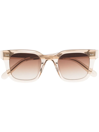 Shop Chimi 04 Square-frame Sunglasses In Nude