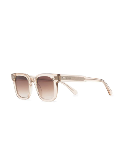 Shop Chimi 04 Square-frame Sunglasses In Nude