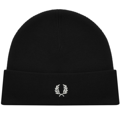 Shop Fred Perry Beanie Hat Black