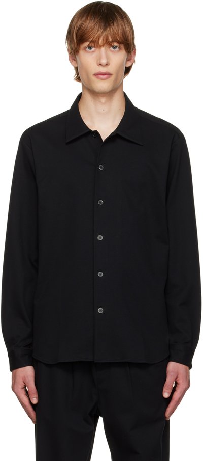 Shop Sophnet Black Cotton Shirt
