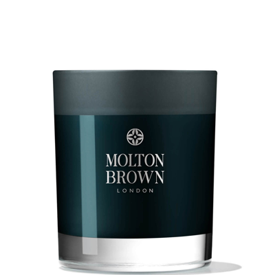 Shop Molton Brown Russian Leather Single Wick Candle 180g