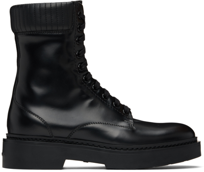 Shop Santoni Black Fetlock Boots In Black-n01