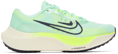 Shop Nike Green Zoom Fly 5 Sneakers In Mint Foam/cave Purpl