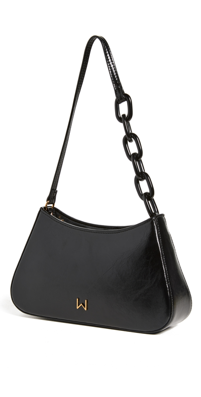 Shop House Of Want Newbie Baguette In Glossy Black