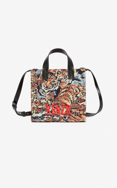 Shop Kenzo Jungle 'flying Tiger' Small Tote Bag
