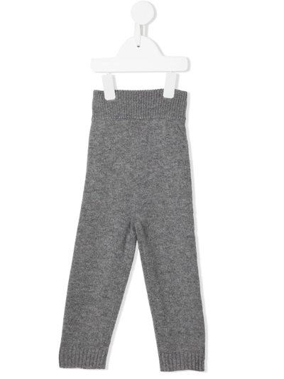 Shop Cashmere In Love Dixie Fine-knit Cashmere Trousers In Grey