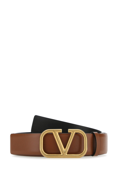 Valentino Garavani Cintura Logo In Brown | ModeSens