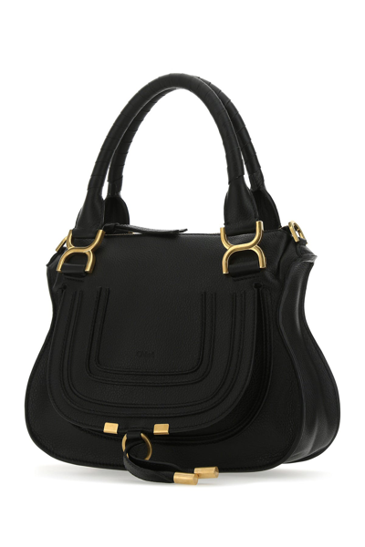 Chloé Marcie Medium Leather Handbag With Removable Shoulder Strap