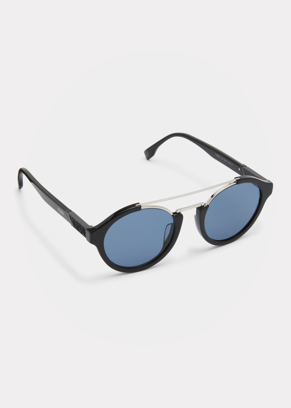 fendi 50mm round sunglasses