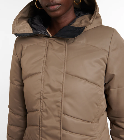 Shop Canada Goose Lorette Down Parka In Quicksand