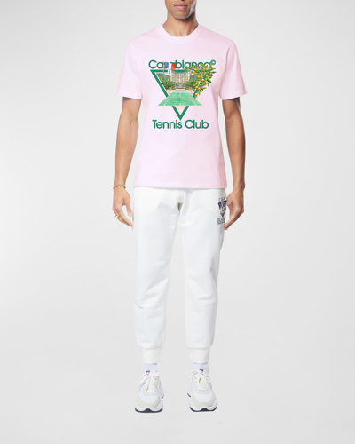 Shop Casablanca Men's Tennis Club Icon T-shirt