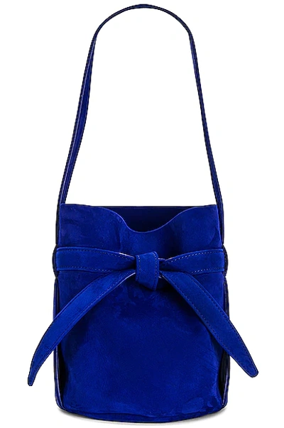 Blue Suede Loli Bucket Bag — Homestyle
