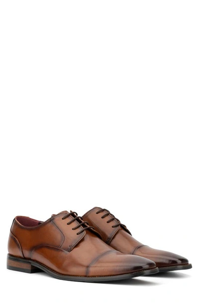 Shop Vintage Foundry Taylor Cap Toe Leather Derby In Tan