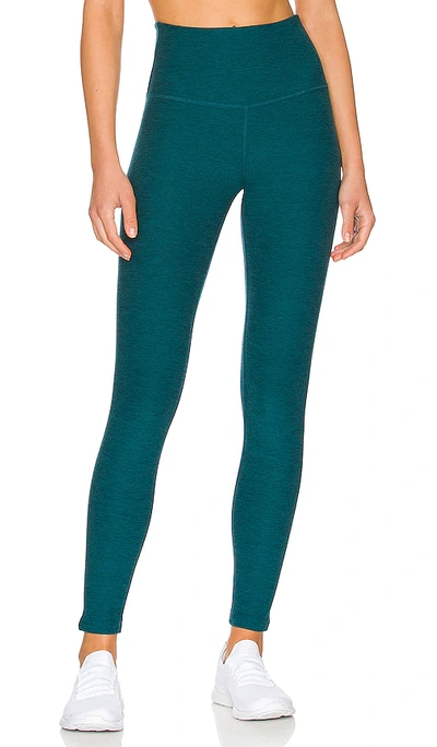 Shop Beyond Yoga Spacedye Take Me Higher Legging In Deep Sea Heather