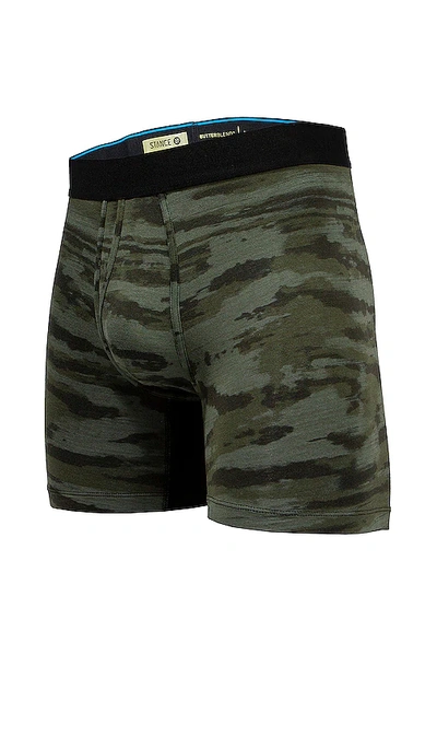 Shop Stance Ramp Camo Boxer Brief In Army Green