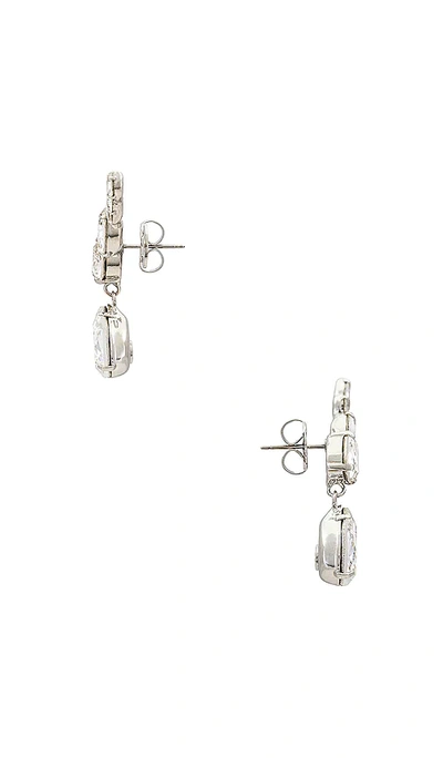 Shop Jennifer Behr Roxie Earrings In Crystal