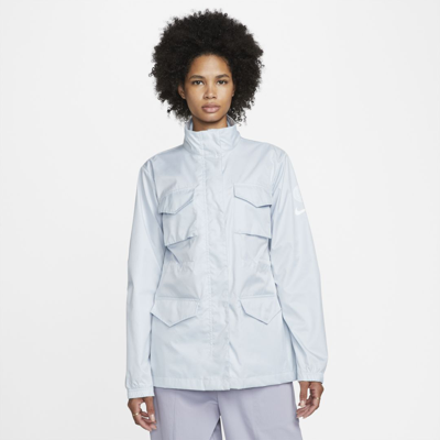 Shop Nike Paris Saint-germain  Women's M65 Woven Jacket In Blue