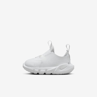 Shop Nike Flex Runner 2 Baby/toddler Shoes In White,white