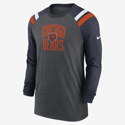 Shop Nike Men's Athletic Fashion (nfl Chicago Bears) Long-sleeve T-shirt In White