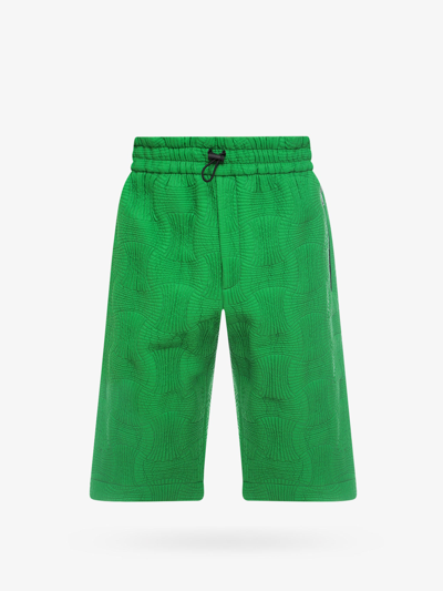 Shop Bottega Veneta Bermuda Shorts In Green