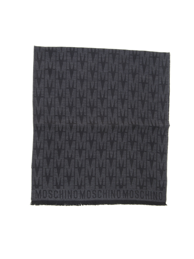 Shop Moschino Scarf In Black