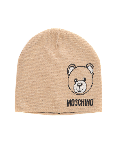 Shop Moschino Hat In Gold