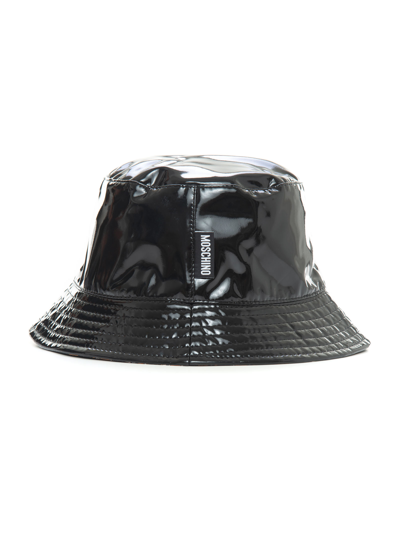Shop Moschino Bucket Hat In Black